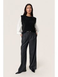 Soaked in Luxury Bezrękawnik w kolorze czarnym rozmiar: S. Czarne swetry klasyczne damskie Soaked in Luxury, s, bez kołnierzyka. Za 113.45 zł.