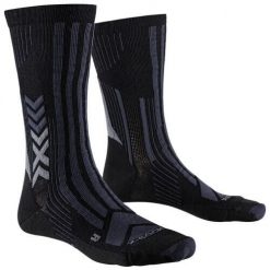 Skarpety X-SOCKS Trekking Perform Merino Crew Unisex — wełna merynosowa. Czarne skarpetki damskie X Socks, bez wzorów, z wełny. Za 100.00 zł.