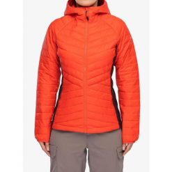 Kurtka ocieplana damska Columbia Powder Pass III Hybrid Hooded Jkt. Czerwone kurtki damskie Scarpa, bez wzorów, bez kaptura. Za 524.99 zł.