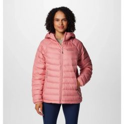 Kurtka ocieplana damska Columbia Powder Lite II Hooded Jacket. Czerwone kurtki damskie Columbia, s, bez wzorów, z puchu, bez kaptura. Za 396.99 zł.