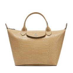 Torebka Longchamp. Brązowe torebki klasyczne damskie Longchamp, bez dodatków. Za 1,529.00 zł.