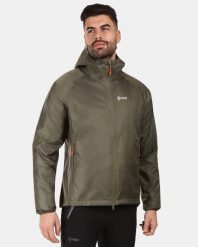 Outdoorowa wodoodporna kurtka Kilpi JALUU-U. Zielone kurtki damskie Kilpi, xl, bez wzorów, z materiału, bez kaptura. Za 292.95 zł.