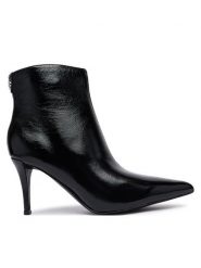 Guess Botki FLFCLZ LEA10 Czarny. Czarne botki damskie Guess, bez obcasa, na szpilce, bez zapięcia. Za 674.99 zł.