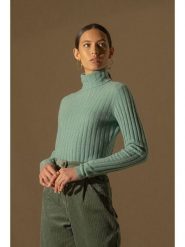 Perfect Cashmere Kaszmirowy golf "Craigton" w kolorze miętowym rozmiar: M. Zielone golfy damskie Perfect Cashmere, m, bez wzorów, z kaszmiru, bez ramiączek. Za 391.99 zł.