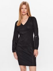 Liu Jo Sport Sukienka codzienna TF3031 J4512 Czarny Regular Fit. Czarne sukienki damskie Liu Jo Sport, bez wzorów, z syntetyku, sportowe, bez ramiączek. Za 769.99 zł.