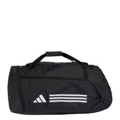 Torba Essentials 3-Stripes Duffel Large. Białe torby sportowe Adidas, bez wzorów, z materiału. Za 199.00 zł.
