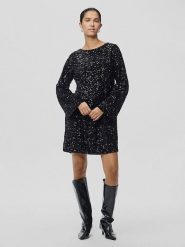 Pieces Sukienka w kolorze czarnym rozmiar: XS. Czarne sukienki damskie Pieces, bez wzorów, bez ramiączek. Za 117.45 zł.