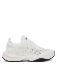 LOVE MOSCHINO Sneakersy JA15485G0MIYZ100 Biały. Białe obuwie sportowe damskie Love Moschino, z materiału, bez zapięcia. Za 619.99 zł.