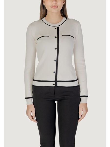 Morgan Sweter 251-MJUANI Écru Regular Fit. Swetry klasyczne damskie Morgan, m, z syntetyku, bez kołnierzyka. Za 139.99 zł.