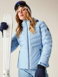 Dare 2b Kurtka narciarska "Gliding" w kolorze błękitnym rozmiar: 40. Niebieskie kurtki sportowe damskie Dare 2b, m, bez wzorów, bez kaptura. Za 459.04 zł.