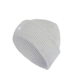Czapka Cuffed. Szare czapki damskie Adidas, bez wzorów, z materiału. Za 129.00 zł.