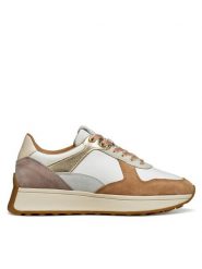 Geox Sneakersy D Amabel D45MDA 02285 C1375 Biały. Białe obuwie sportowe damskie Geox, ze skóry, bez zapięcia. Za 379.99 zł.