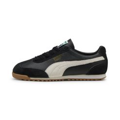 Sneakersy Puma Arizona Retro. Czarne obuwie sportowe damskie Puma, ze skóry, bez zapięcia. Za 333.00 zł.