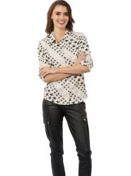 WITT WEIDEN Bluzka w kolorze kremowym rozmiar: 50. Brązowe bluzki damskie WITT WEIDEN, bez wzorów, bez kołnierzyka, bez ramiączek. Za 28.24 zł.