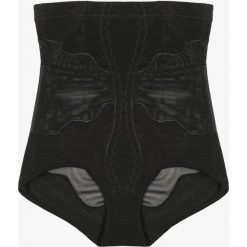 Czarne Majtki Modelujące z Koronką Temara. Czarne bielizna korygująca Renee, z aplikacjami, z bawełny. Za 34.99 zł.