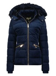 Geographical Norway Kurtka pikowana "Bilove" w kolorze granatowym rozmiar: XXL. Niebieskie kurtki damskie Geographical Norway, xxl, bez wzorów, bez kaptura. Za 259.13 zł.