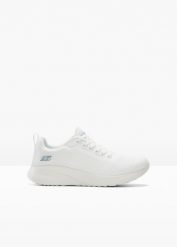 Sneakersy Skechers z pianką memory. Białe obuwie sportowe casual damskie bonprix. Za 269.99 zł.