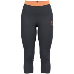 Legginsy termoaktywne damskie Odlo REVELSTOKE PW 150. Niebieskie legginsy damskie ODLO, l, bez wzorów, z materiału. Za 499.99 zł.