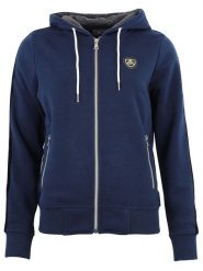 Peak Mountain Kurtka polarowa "Alice" w kolorze granatowym rozmiar: M. Niebieskie kurtki damskie Peak Mountain, m, z aplikacjami, z materiału, bez kaptura. Za 173.99 zł.