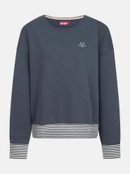 Derbe Bluza w kolorze granatowym rozmiar: M. Niebieskie bluzy damskie Derbe, m, bez wzorów, z bawełny, bez kaptura. Za 171.28 zł.
