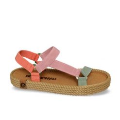 Sandały damskie plażowe MIAMI. Sandały damskie Aulp, bez wzorów, z jeansu, z otwartym noskiem, bez obcasa, na płaskiej podeszwie, bez zapięcia. Za 259.99 zł.