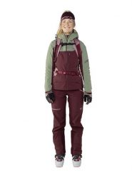 DYNAFIT Spodnie narciarskie "Radical" w kolorze bordowym rozmiar: L. Czerwone spodnie dresowe damskie Dynafit, l, bez wzorów, z materiału. Za 567.00 zł.