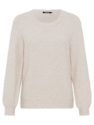 Olsen Sweter w kolorze beżowym rozmiar: 46. Brązowe swetry klasyczne damskie Olsen, bez kołnierzyka. Za 95.99 zł.