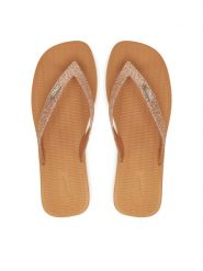 Melissa Japonki Melissa Sun Long Beach II Ad 35781 Brązowy. Brązowe klapki damskie Melissa, bez wzorów, z tworzywa sztucznego, bez obcasa, bez zapięcia. Za 129.99 zł.