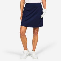 Spódnica ze spodenkami do golfa damska Inesis WW 500. Niebieskie spódnice damskie INESIS, na imprezę, m, bez wzorów, z elastanu, eleganckie. Za 139.99 zł.