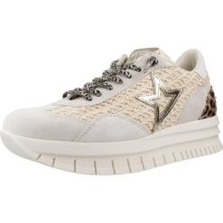 Buty CETTI C1259SRA XL Beżowy. Brązowe obuwie trekkingowe damskie QUERCETTI, z tkaniny, bez zapięcia. Za 258.99 zł.