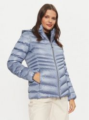 Geox Kurtka zimowa Zosma W4628Z T2843 F4621 Niebieski Regular Fit. Niebieskie kurtki damskie Geox, na zimę, bez wzorów, z syntetyku, bez kaptura. Za 659.99 zł.