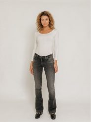 LTB Dżinsy "Fallon" - Flare fit - w kolorze antracytowym rozmiar: W29/L30. Czarne jeansy damskie LTB. Za 179.95 zł.