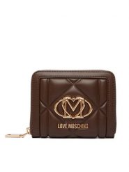 LOVE MOSCHINO Portfel JC5641PP1PLC0300 Brązowy. Brązowe portfele damskie Love Moschino, bez wzorów, ze skóry. Za 459.99 zł.