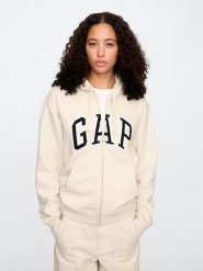 GAP Bluza w kolorze beżowym rozmiar: L. Brązowe bluzy damskie GAP, l, bez wzorów, bez kaptura. Za 136.13 zł.