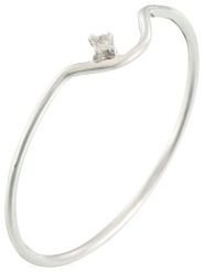 DIAMANTA Złoty pierścionek "Pudeur" z diamentem rozmiar: 52. Szare pierścionki damskie DIAMANTA, z diamentem, złote. Za 587.99 zł.