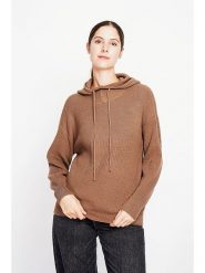 ASSUILI Sweter w kolorze karmelowym rozmiar: 40. Brązowe swetry klasyczne damskie Assuili, ze splotem, bez kołnierzyka. Za 165.71 zł.