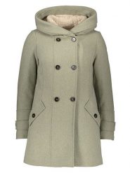 S.Oliver Płaszcz w kolorze jasnozielonym rozmiar: 44. Zielone płaszcze damskie S.Oliver, s, bez wzorów, z wełny, bez kaptura. Za 313.27 zł.