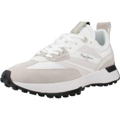 Buty PEPE JEANS LUCKY PRINT Beżowy. Brązowe obuwie trekkingowe damskie Pepe Jeans, z jeansu, bez zapięcia. W wyprzedaży za 432.30 zł.