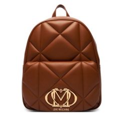 Plecak LOVE MOSCHINO. Brązowe plecaki Love Moschino, bez wzorów. Za 1,049.00 zł.