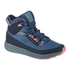 Buty 4F Dcx-22 Snow Boots 4FJAW22FWINF009-34S niebieskie. Niebieskie buty sportowe dziewczęce z gumy, bez zapięcia. Za 305.57 zł.
