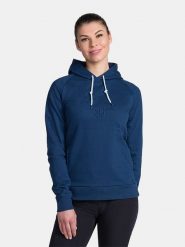 Kilpi Bluza "Sohey" w kolorze granatowym rozmiar: 38. Niebieskie bluzy damskie Kilpi, bez wzorów, z bawełny, z kapturem. Za 203.99 zł.