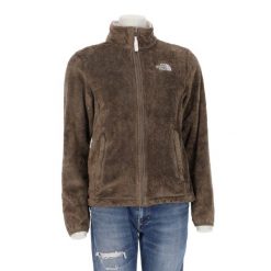 Second life - Kurtka polarowa Osito TNF dla kobiet - Jak nowy. Zielone kurtki damskie The North Face, m, bez wzorów, z materiału, bez kaptura. Za 211.46 zł.
