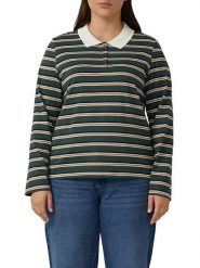 S.Oliver Bluzka w kolorze zielonym rozmiar: 36. Zielone bluzki damskie S.Oliver, s, bez wzorów, z bawełny, bez kołnierzyka, bez ramiączek. Za 73.99 zł.