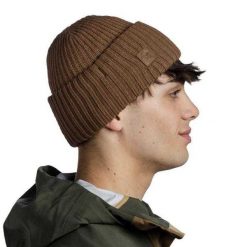 Czapka Rutger Dla Dorosłych Unisex. Brązowe czapki damskie Buff, bez wzorów, z bawełny. Za 210.99 zł.
