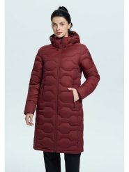 Icepeak Płaszcz pikowany "Bandis" w kolorze bordowym rozmiar: 40. Czerwone płaszcze damskie Icepeak, bez wzorów, bez kaptura. Za 404.99 zł.