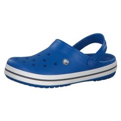 Crocs Crocband klapki letnie Caribbean Turquoise rozmiar 37.5. Niebieskie klapki damskie Crocs, bez wzorów, bez obcasa, bez zapięcia. Za 256.99 zł.