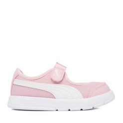 Baleriny Puma. Czerwone baleriny dziewczęce Puma, bez wzorów, bez obcasa, bez zapięcia. Za 149.99 zł.