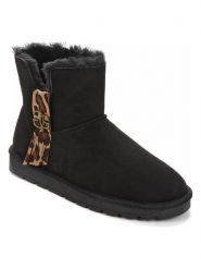 ISLAND BOOT Botki zimowe "Koria" w kolorze czarnym rozmiar: 40. Czarne botki damskie Island Boot, na zimę, bez obcasa, bez zapięcia. Za 154.43 zł.