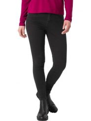 Timezone Dżinsy "Aleena" - Slim fit - w kolorze czarnym rozmiar: W33/L30. Czarne jeansy damskie Timezone, z podwyższonym stanem. Za 118.56 zł.