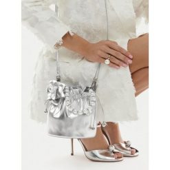 Torebka GINO ROSSI. Szare torebki klasyczne damskie Gino Rossi, bez dodatków. Za 299.99 zł.